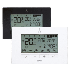 Temperature regulator, weekly, powered by 230 V AC, relay
