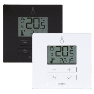 Wireless temperature regulator, daily, battery-powered