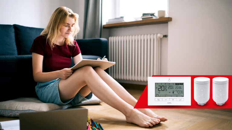 How to avoid temperature fluctuations at home? Modern thermostats and thermostatic heads by ZAMEL Exta Life.