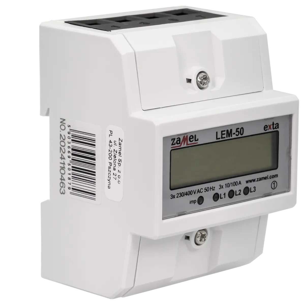 Licznik energii elektrycznej, 3 - fazowy - obrazek 2