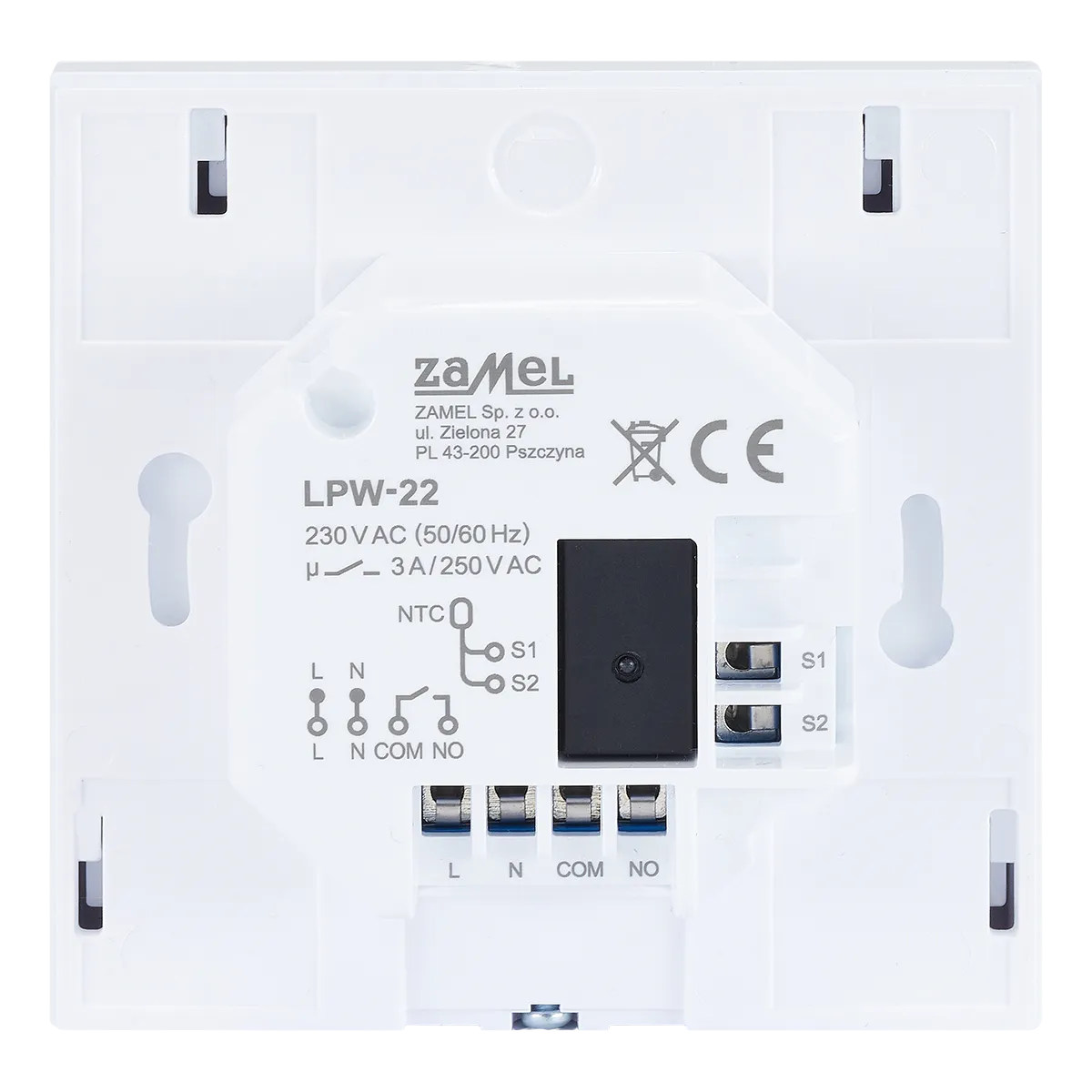 Bezprzewodowy regulator temperatury, dobowy zasilany 230V AC - obrazek 6