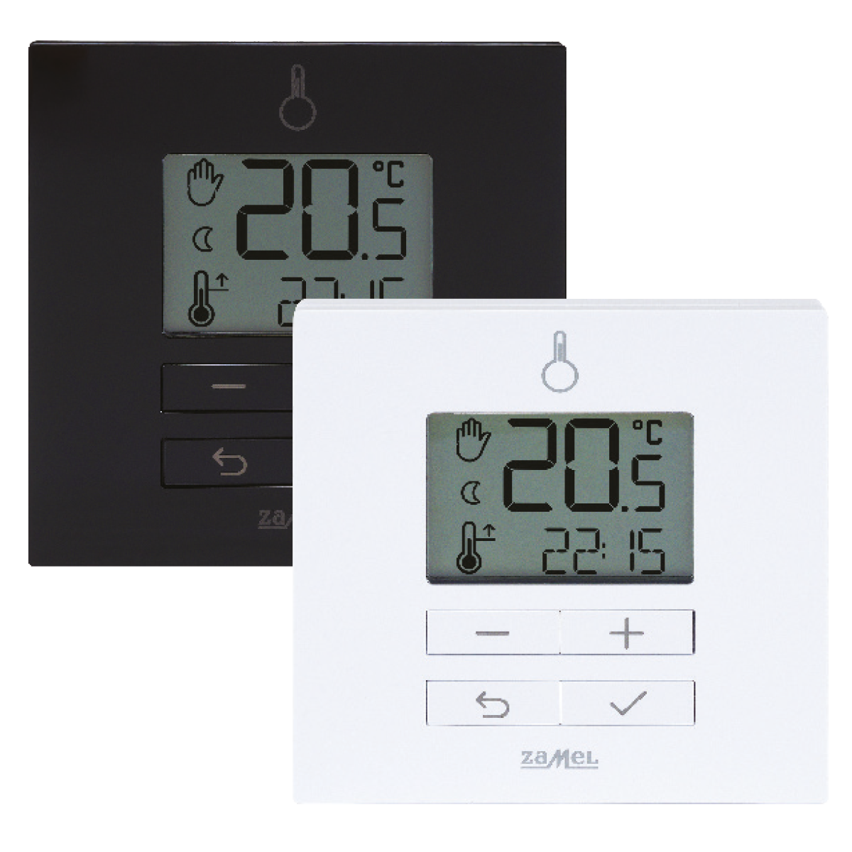 Bezprzewodowy regulator temperatury, dobowy zasilany bateryjnie